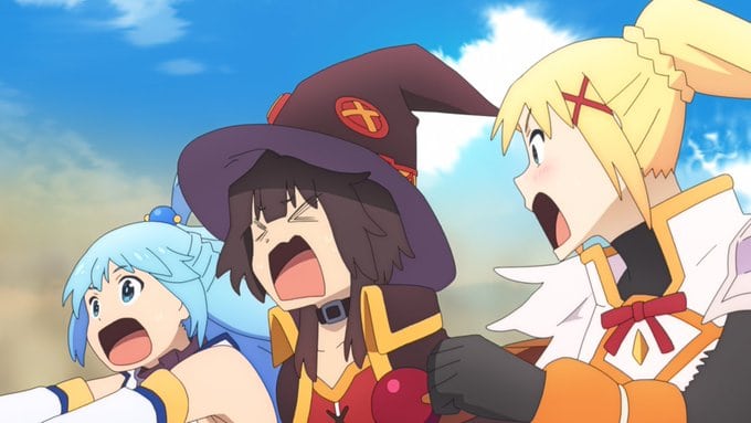 Konosuba Movie: Crimson Legend Trailer, Megumin's little sister: Sister  brings a man home!!! Download ISEKAI [KonoSuba] Let's talk to Megumin:   #KonoSuba, By QooApp: Anime Game Platform