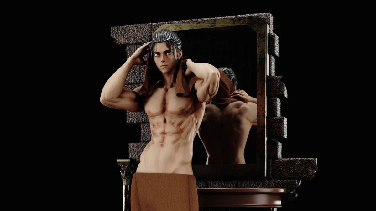 Attack On Titan Eren Yeager figurine shocks with anatomically correct